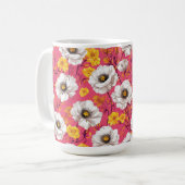 Mug Motif floral vibrant (Devant gauche)