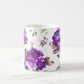Mug Motif floral violet (Centre)