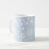 Mug Motif Floral William Morris en bleu (Devant gauche)