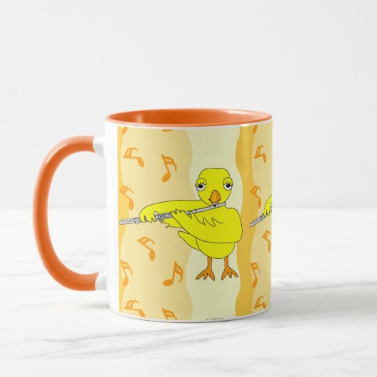 Mug Motif Flute Chick (Gauche)