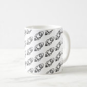 Mug Motif Flying Rocket Sketch (Devant droit)