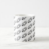 Mug Motif Flying Rocket Sketch (Centre)