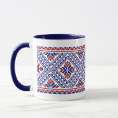 Mug Motif folklorique floral ukrainien (Gauche)