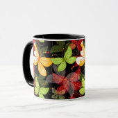 Mug Motif foncé d'automne (Devant gauche)