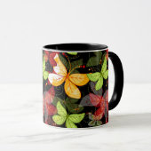 Mug Motif foncé d'automne (Devant droit)