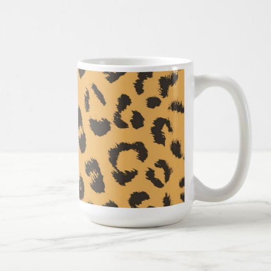 Mug Motif Fourrure de Léopard (Droite)