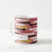 Mug Motif frais de serpent - ajoutez votre nom (Devant gauche)
