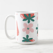 Mug Motif fraise et fleur (Gauche)