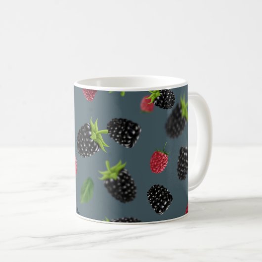 Mug Motif framboise 2 (Devant droit)