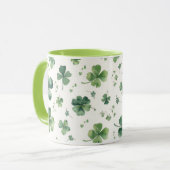 Mug Motif géant de la Saint-Patrick à l'aquarelle (Devant gauche)
