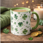 Mug Motif géant de la Saint-Patrick à l'aquarelle