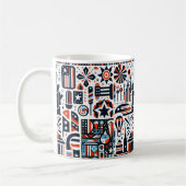 Mug Motif Génératif du 4 Juillet (Gauche)