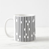 Mug Motif géométrique à ligne noire (Gauche)