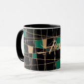 Mug motif géométrique Abstrait (Devant gauche)