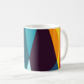 Mug motif géométrique Abstrait (Devant droit)