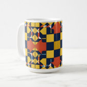 Mug Motif géométrique Abstrait avec flèches (Devant gauche)