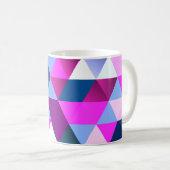 Mug Motif géométrique abstrait brillant (Devant droit)