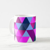 Mug Motif géométrique abstrait brillant (Devant gauche)