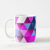 Mug Motif géométrique abstrait brillant (Gauche)