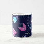 Mug motif géométrique Abstrait, formes de trait. (Centre)