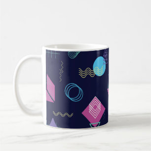 Mug motif géométrique Abstrait, formes de trait.