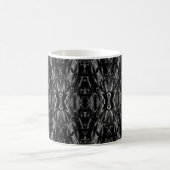Mug Motif géométrique abstrait gris noir (Centre)