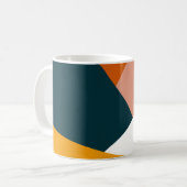 Mug Motif géométrique abstrait moderne de bloc de (Devant gauche)