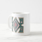 Mug motif géométrique africain Abstrait (Devant gauche)