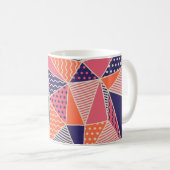 Mug Motif géométrique. Arrière - plan triangle Abstrai (Devant droit)