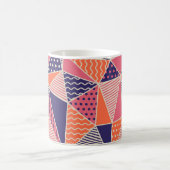 Mug Motif géométrique. Arrière - plan triangle Abstrai (Centre)