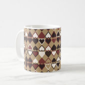 Mug Motif géométrique avec éléments colorés, abstrait  (Devant gauche)