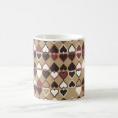 Mug Motif géométrique avec éléments colorés, abstrait  (Centre)