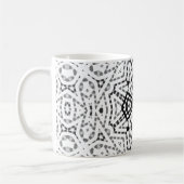 Mug Motif géométrique blanc et noir (Gauche)
