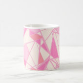 Mug Motif géométrique couleur rose abstrait (Centre)