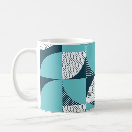 Mug Motif géométrique créatif (Gauche)