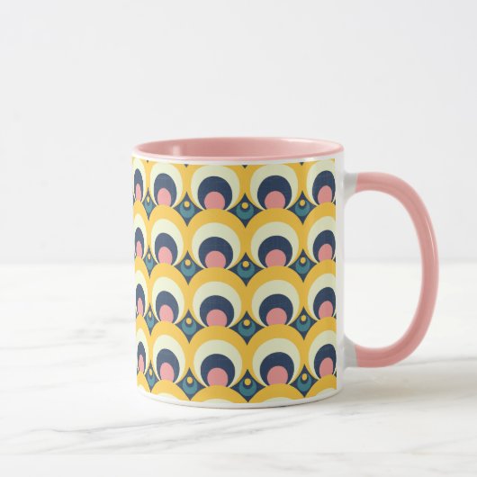 Mug Motif géométrique de cercle (Droite)