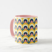Mug Motif géométrique de cercle (Devant gauche)