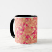 Mug Motif géométrique de fleur (Devant gauche)