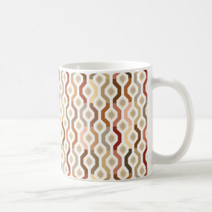 Mug Motif géométrique de lien de mod de la moitié d