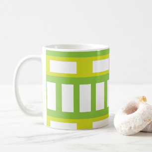 Mug Motif géométrique de style moderne du milieu du XX