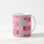 Mug Motif géométrique de surface avec triangles, cercl (Devant droit)