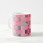 Mug Motif géométrique de surface avec triangles, cercl (Devant gauche)
