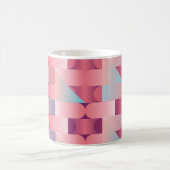 Mug Motif géométrique de surface avec triangles, cercl (Centre)