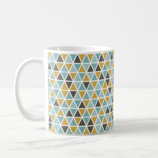 Mug Motif géométrique de triangle (Gauche)