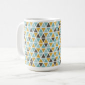 Mug Motif géométrique de triangle (Devant gauche)