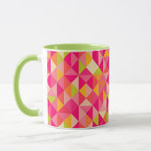 Mug Motif géométrique de triangles (Gauche)