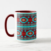 Mug Motif géométrique ethnique. (Gauche)