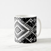 Mug Motif géométrique ethnique Abstrait conception arr (Devant droit)