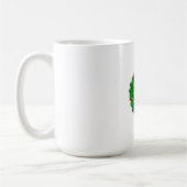 Mug Motif géométrique floral vert (Gauche)