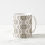 Mug Motif géométrique gris (Devant droit)